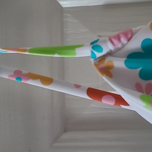 NINETY-NINE BRAND WOMAN'S PLUS SIZE PINK FLORAL ONE PIECE BATHING SUIT SIZE 1X - Picture 4 of 11